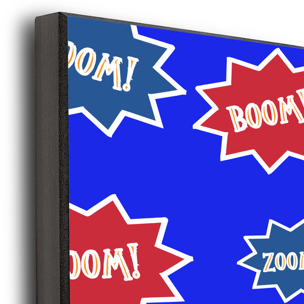 Superhero 20x30 Wood Print - Closeup