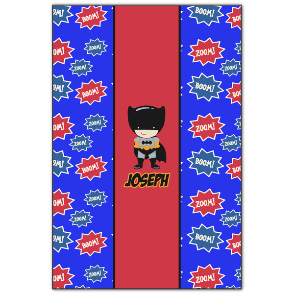 Custom Superhero Wood Print - 20x30 (Personalized)