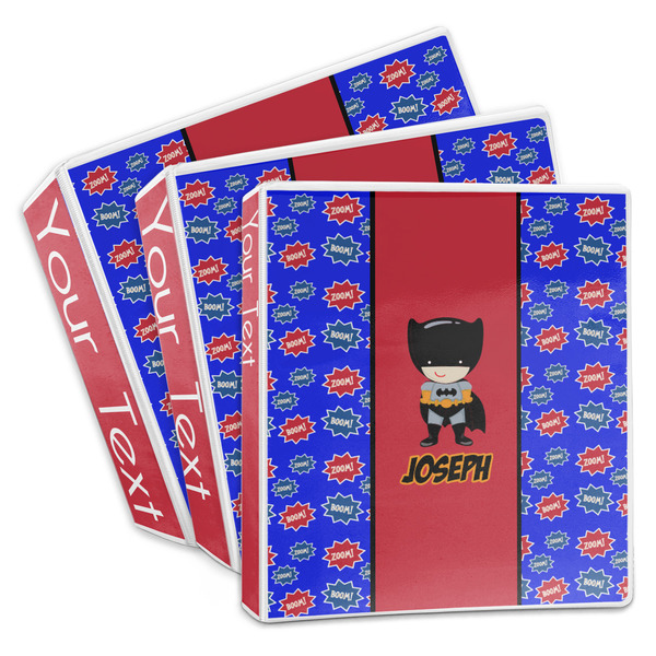 Custom Superhero 3-Ring Binder (Personalized)