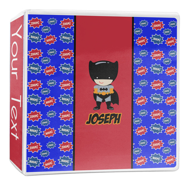 Custom Superhero 3-Ring Binder - 2 inch (Personalized)