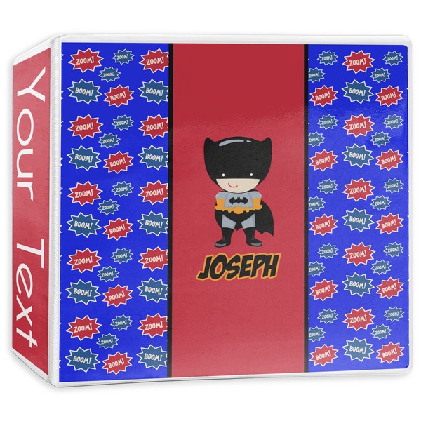 Custom Superhero 3-Ring Binder - 3 inch (Personalized)