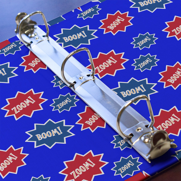 Superhero 3 Ring Binders - Full Wrap - 1" - DETAIL