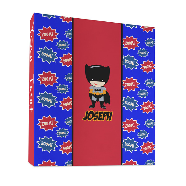 Custom Superhero 3 Ring Binder - Full Wrap - 1" (Personalized)