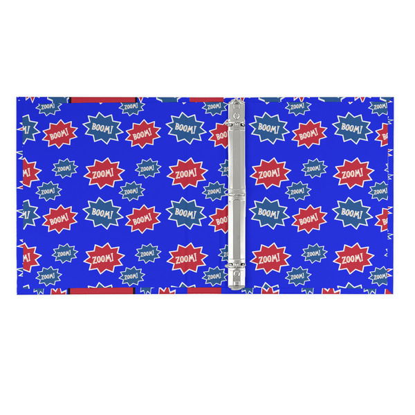 Superhero 3 Ring Binders - Full Wrap - 1" - OPEN INSIDE
