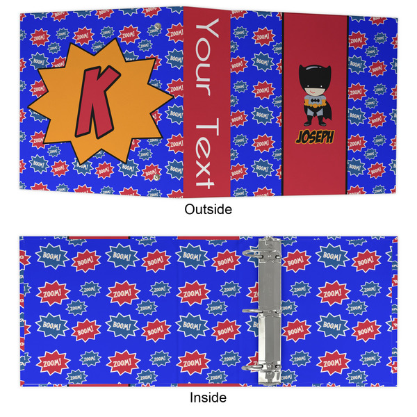 Superhero 3 Ring Binders - Full Wrap - 3" - APPROVAL