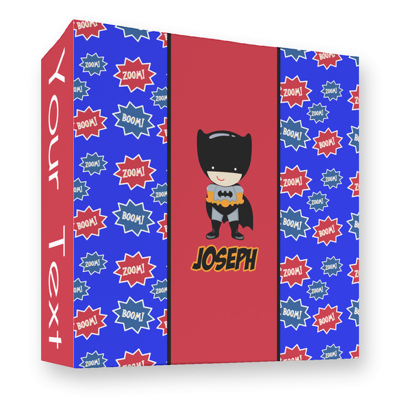 Custom Superhero 3 Ring Binder - Full Wrap - 3" (Personalized)