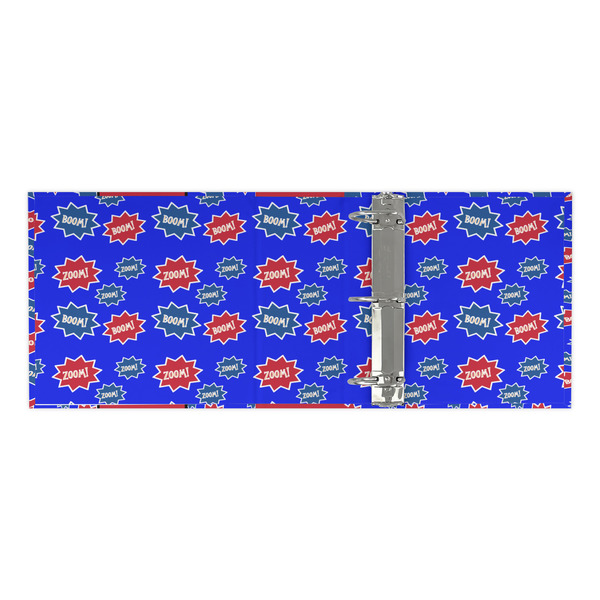 Superhero 3 Ring Binders - Full Wrap - 3" - OPEN INSIDE