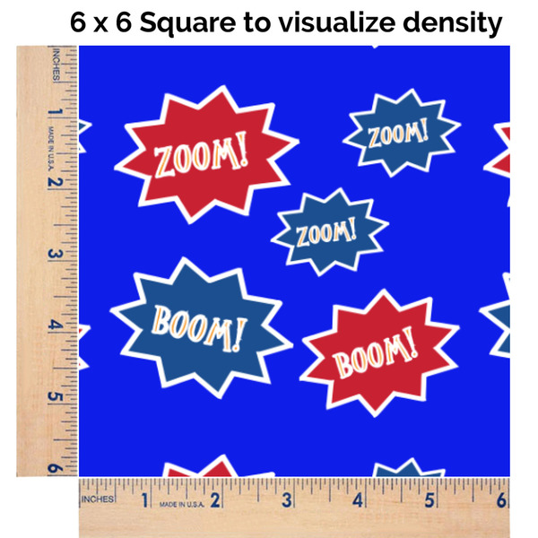 Superhero 6x6 Swatch of Fabric