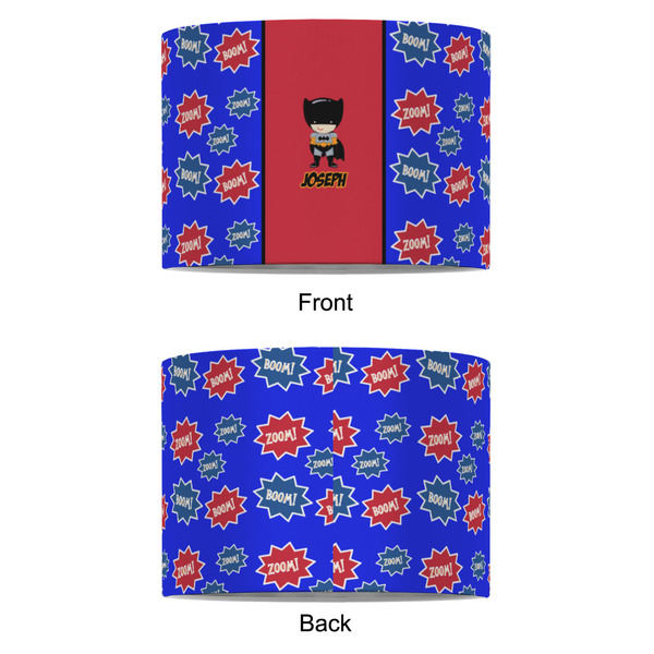 Superhero 8" Drum Lampshade - APPROVAL (Fabric)