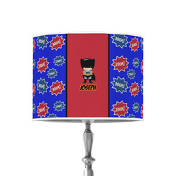 Superhero 8" Drum Lamp Shade - Poly-film (Personalized)