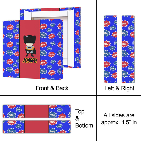 Superhero 8x8 - Canvas Print - Approval