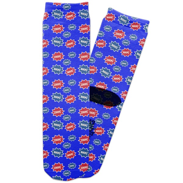 Custom Superhero Adult Crew Socks