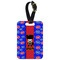 Superhero Metal Luggage Tag w/ Name or Text