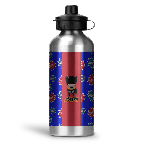 Custom Superhero Water Bottles - 20 oz - Aluminum (Personalized)