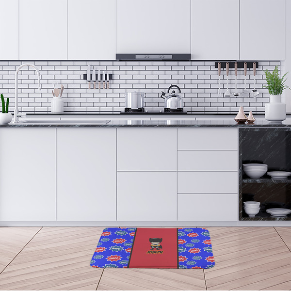 Superhero Anti-Fatigue Kitchen Mats - LIFESTYLE