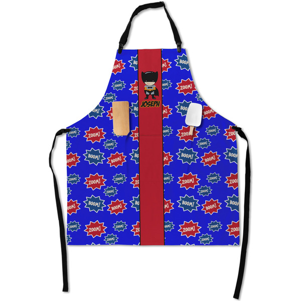 Custom Superhero Apron With Pockets w/ Name or Text