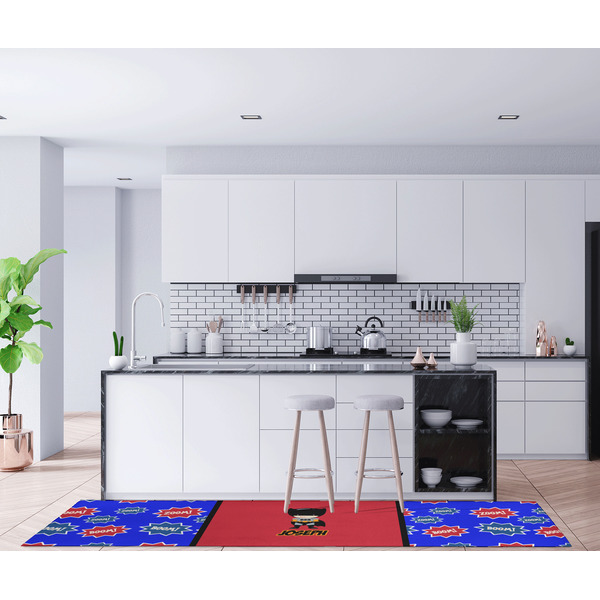 Superhero Area Rug Sizes