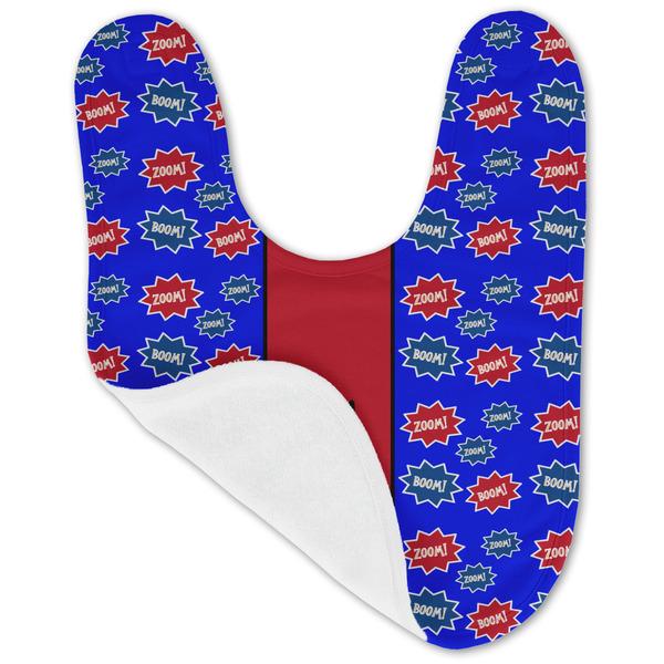 Superhero Baby Bib - AFT folded