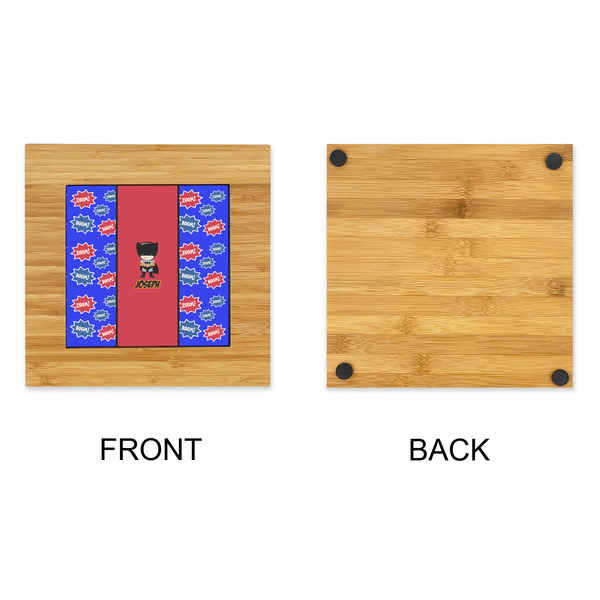 Superhero Bamboo Trivet with 6" Tile - APPROVAL