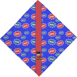 Superhero Dog Bandana Scarf w/ Name or Text