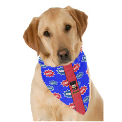 Superhero Dog Bandana Scarf w/ Name or Text