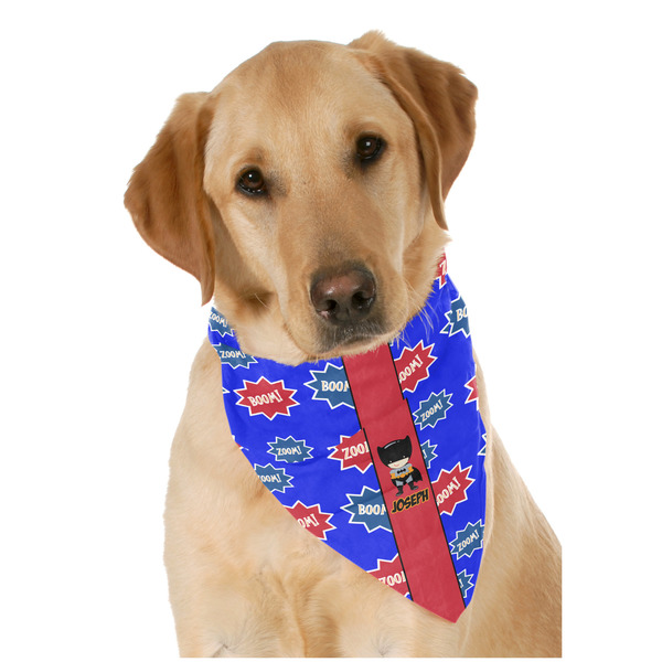 Custom Superhero Dog Bandana Scarf w/ Name or Text