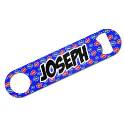 Superhero Bar Bottle Opener w/ Name or Text