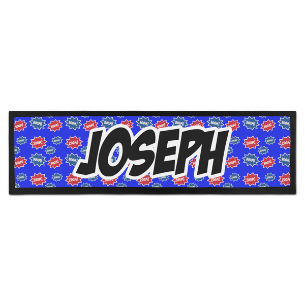 Custom Superhero Bar Mat - Large (Personalized)