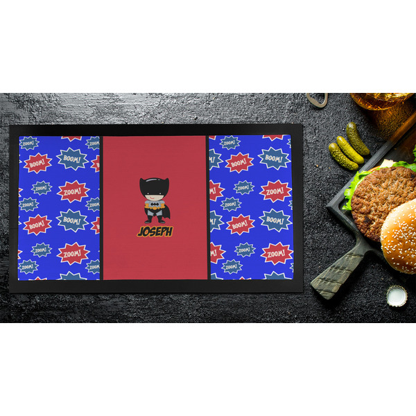 Superhero Bar Mat - Small - LIFESTYLE
