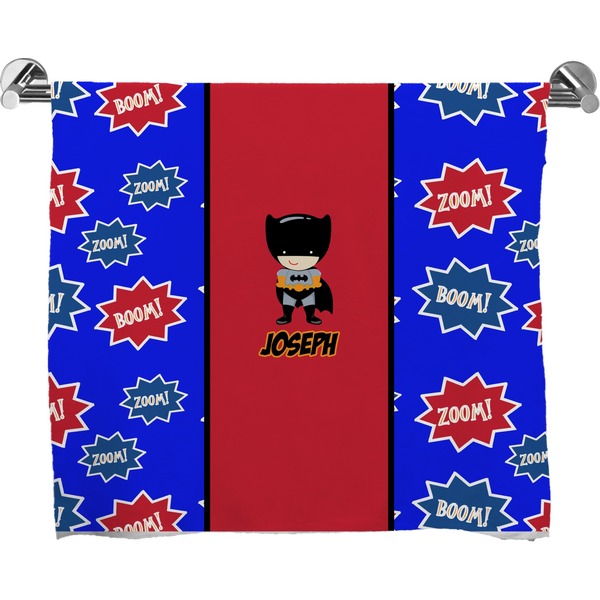 Custom Superhero Bath Towel (Personalized)