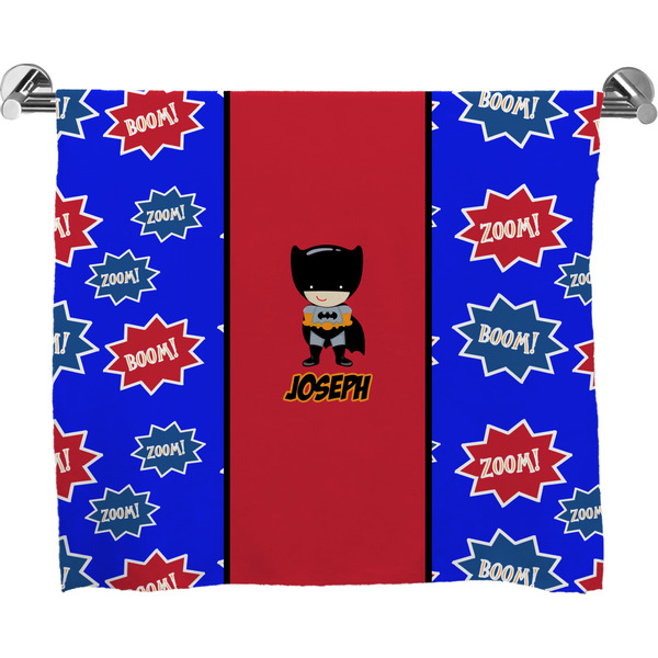 Custom Superhero Bath Towel (Personalized)