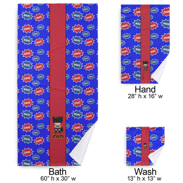 Superhero Bath Towel Sets - 3-piece - Approval