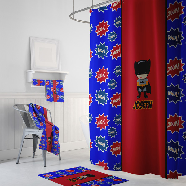 Superhero Bath Towel Sets - 3-piece - In Context