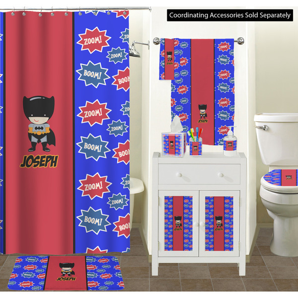 Superhero Bathroom Scene