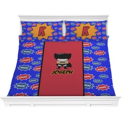 Superhero Comforter Set - King (Personalized)