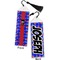 Superhero Bookmark with tassel - Front and Back