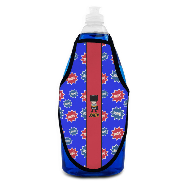 Superhero Bottle Apron - Soap - FRONT