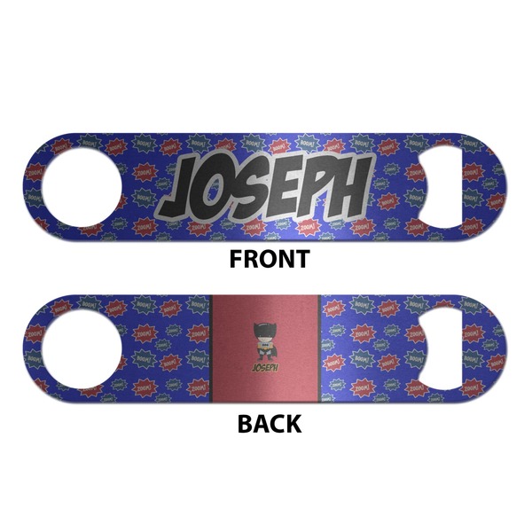 Superhero Bottle Opener - Front & Back