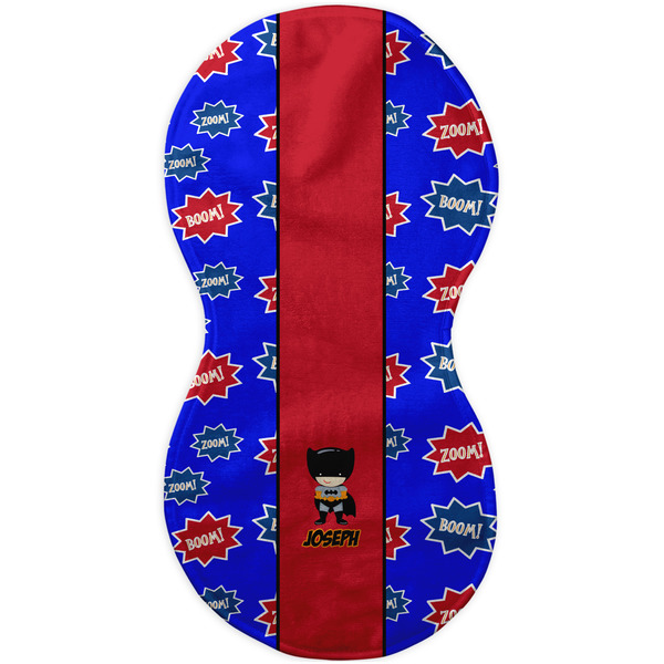 Superhero Burp Peanut Shaped Flat