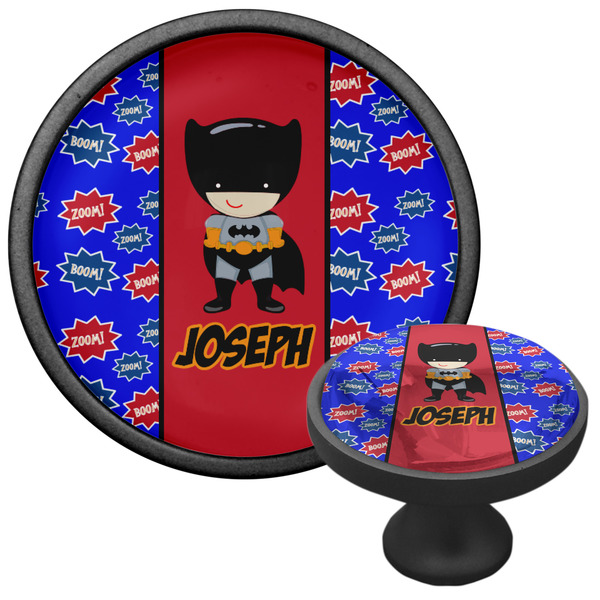 Superhero Cabinet Knob - Black - Multi Angle