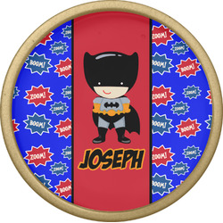 Superhero Cabinet Knob - Gold (Personalized)