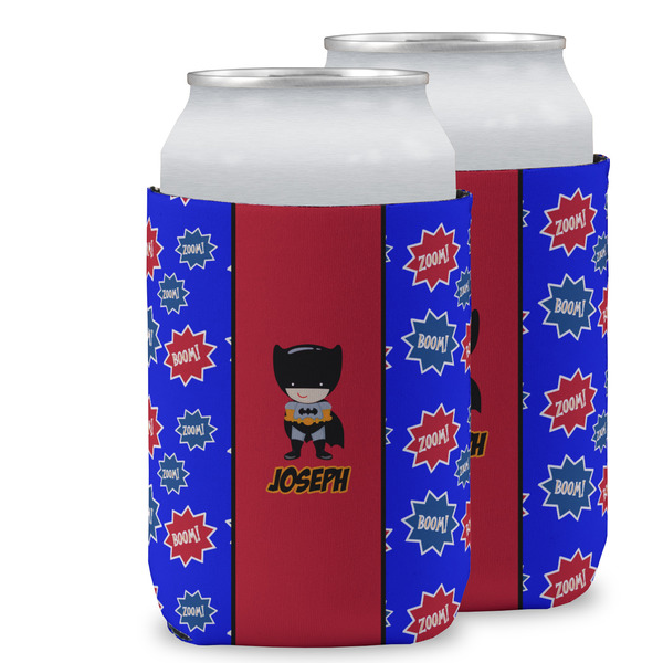 Custom Superhero Can Cooler (12 oz) w/ Name or Text