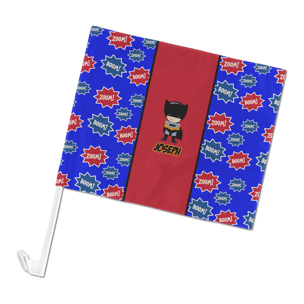 Custom Superhero Car Flag - Large (Personalized)