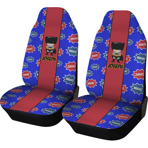 Custom Superhero Car Seat Covers (Set of Two) (Personalized)