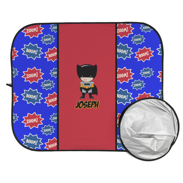 Superhero Car Sun Shades - FOLDED & UNFOLDED