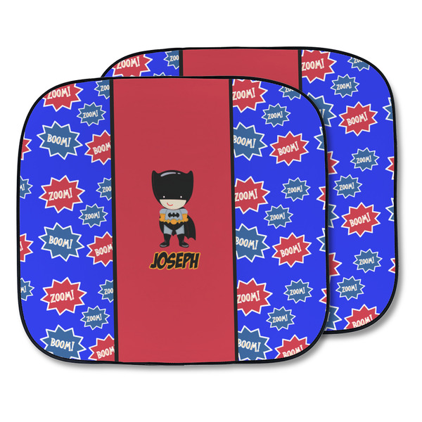 Custom Superhero Car Sun Shade - Two Piece (Personalized)