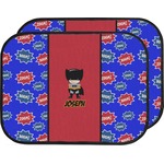 Superhero Car Floor Mats (Back Seat) (Personalized)
