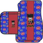Superhero Car Floor Mats Set - 2 Front & 2 Back (Personalized)