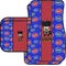 Superhero Car Floor Mats Set - 2 Front & 2 Back (Personalized)