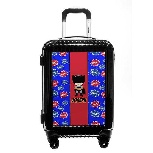 Custom Superhero Carry On Hard Shell Suitcase (Personalized)